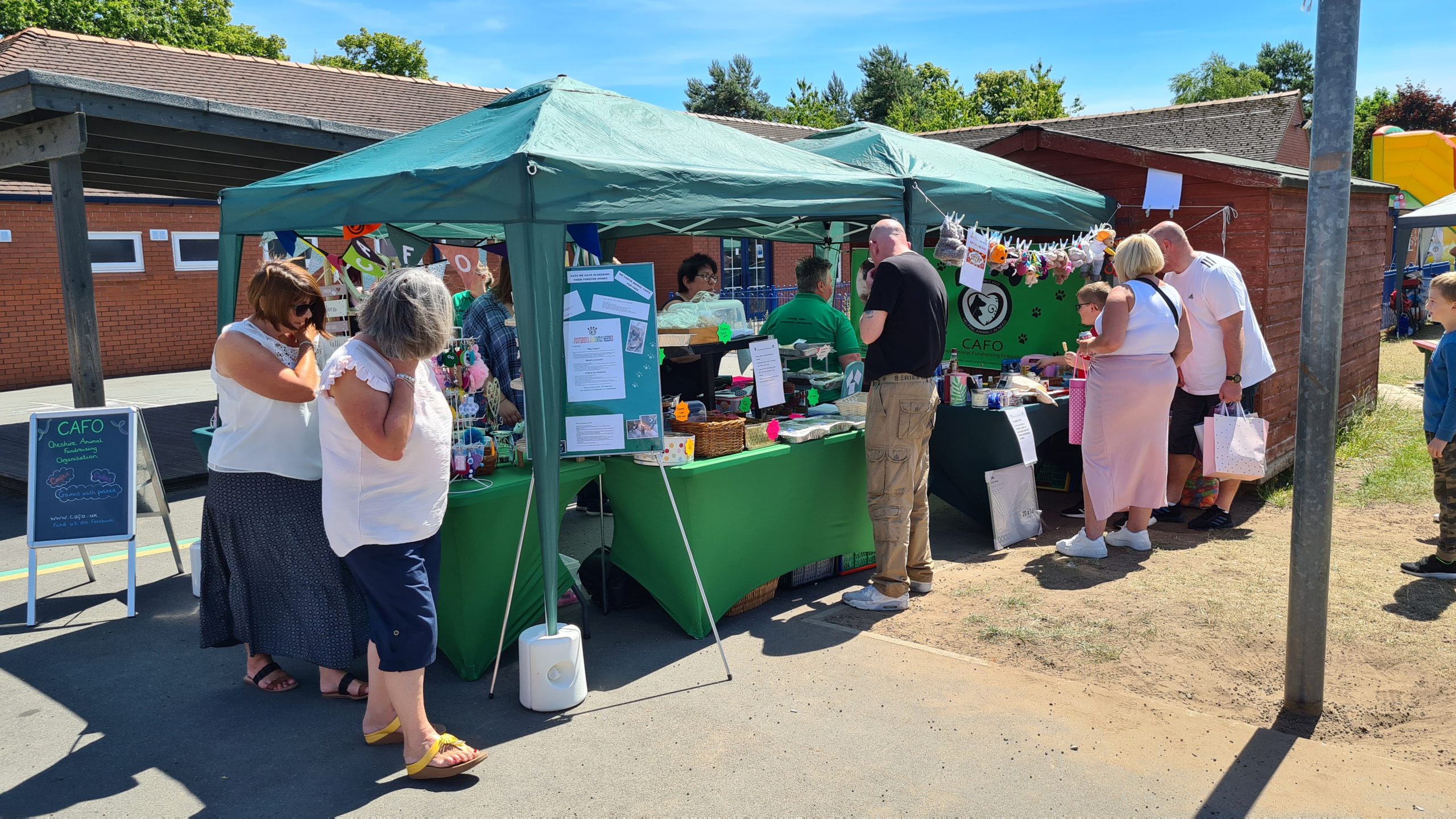 CAFO Holds Popular Fundraising Stall In Haslington