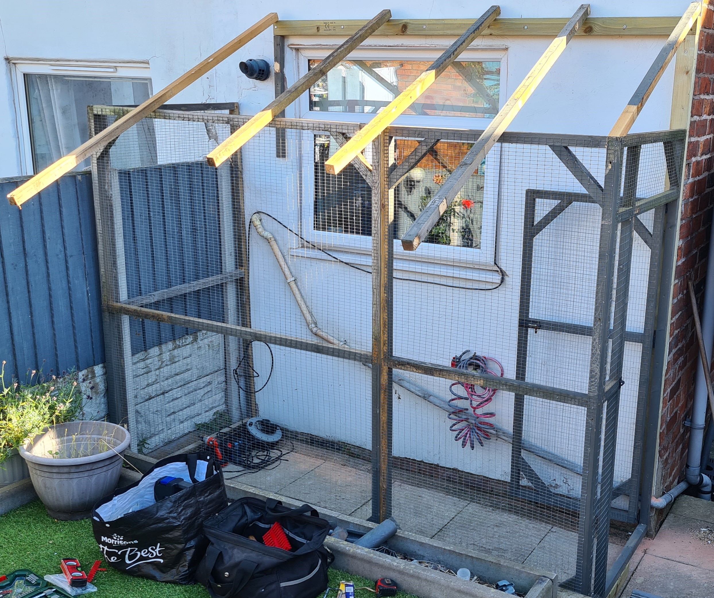 CAFO Complete Another New Catio For Foster Cats